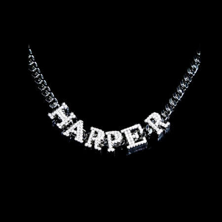 custom bling name necklace vendors wholesale cuban chain name necklaces with individual letters diamonds made to order factory